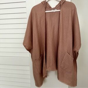 LOFT Brown Poncho Sweater